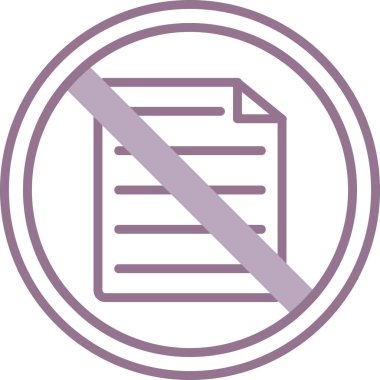 Dosya simgesinin vektör illüstrasyonu