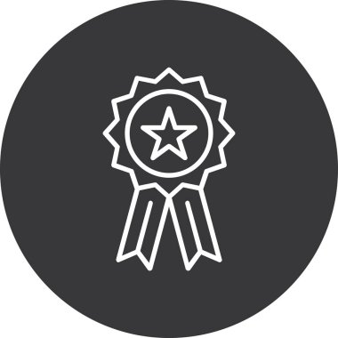 Kolayca düzenlenebilen ya da kolayca düzenlenebilen rozet vektör simgesi