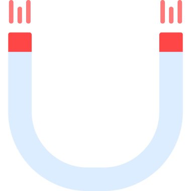 Mıknatıs Web simgesi basit illüstrasyon