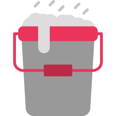 Kova. Web simgesi basit illüstrasyon