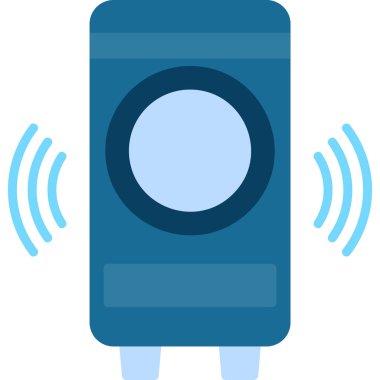 Konuşmacı. Web simgesi basit illüstrasyon