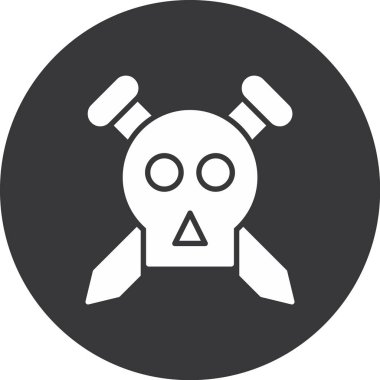 Uzaylı. Web simgesi basit illüstrasyon