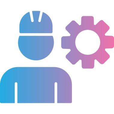 Robot simgesinin vektör illüstrasyonu