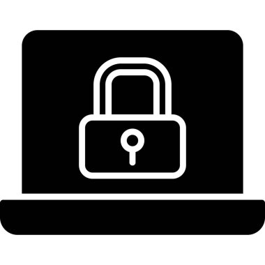 ikon vektör illüstrasyonunu kilitle