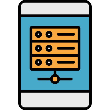 Cep telefonu. Basit resimleme