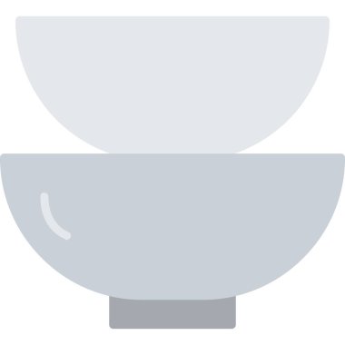 Tuvalet kapağı beyaza izole edilmiş. düz dizayn.