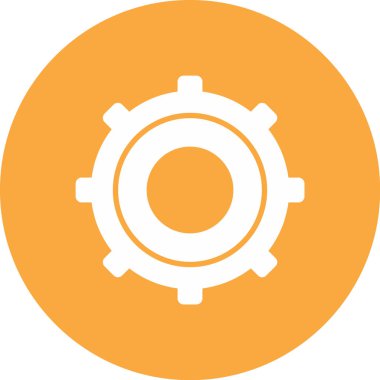 dişli simgesi vektör illüstrasyonu