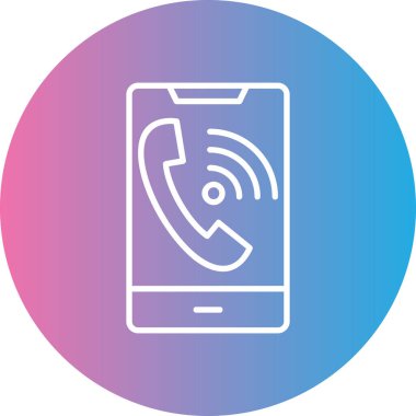 cep telefonu ikonu vektör illüstrasyonu