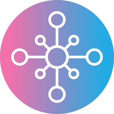 Eşsiz kar tanesi vektör simgesi