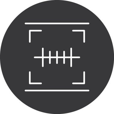 futbol simgesi, basit illüstrasyon