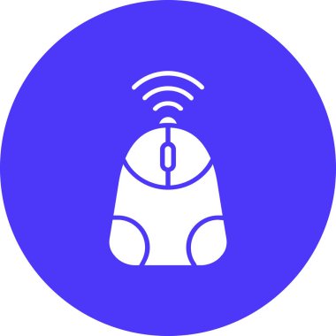 Bir robot simgesinin vektör illüstrasyonu