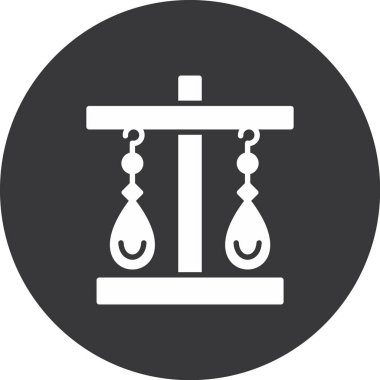 Swing simgesinin vektör illüstrasyonu