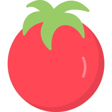 Domatesin vektör illüstrasyonu