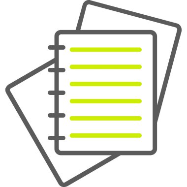 Belge. Web simgesi basit illüstrasyon