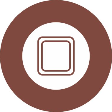 Beyaz arkaplanda vektör simgesi izole edildi