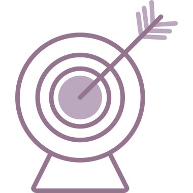 hedef vektör simge işareti simge vektör çizim için kişisel ve ticari kullanım..