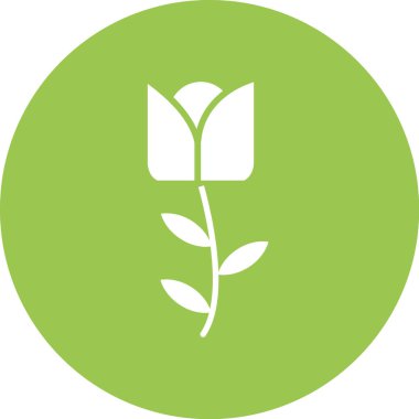 çiçek simgesi vektör illüstrasyonu