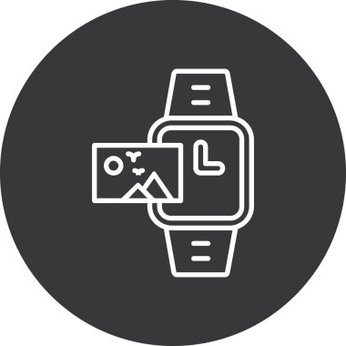 vektör smartwatch simgesi çizimi