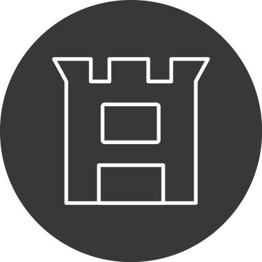 Mobilya simgesinin vektör illüstrasyonu