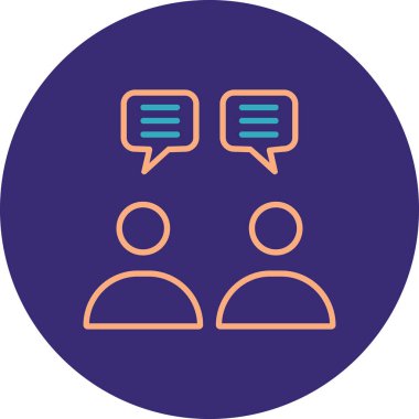 İnsan simgesinin vektör illüstrasyonu