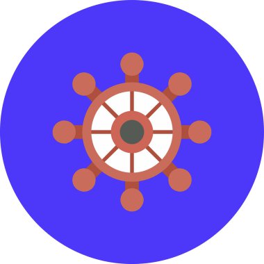 Gemi. Web simgesi basit illüstrasyon