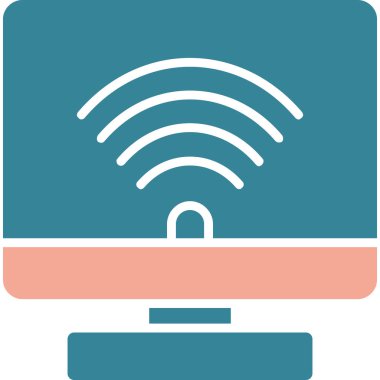 wifi simgesi vektör illüstrasyonu