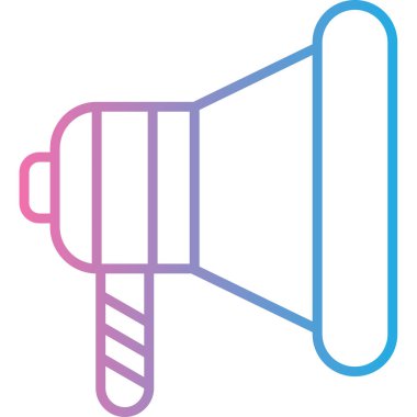 Bir megafonun vektör çizimi