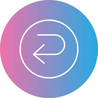 Ok. Web simgesi basit illüstrasyon