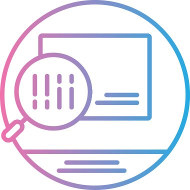 seo modern simgesinin vektör illüstrasyonu