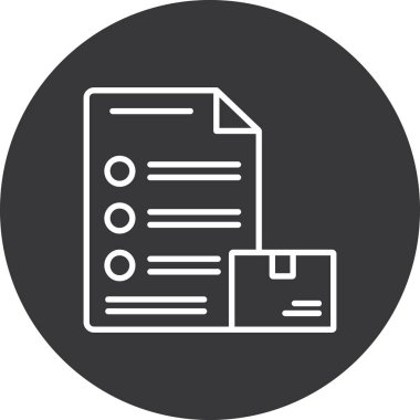 Vektör belgesi Simge illüstrasyonu