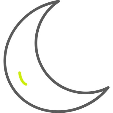 Ramazan 'da hilal gece simgesi - Bayram - Mübarek kategorisinde