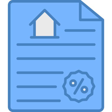 Belge. Web simgesi basit illüstrasyon