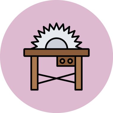 Lambalı bir tablonun vektör çizimi