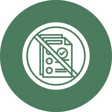 girdi simgesi yok, vektör illüstrasyonu