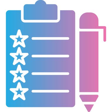 Kontrol listesi. Web simgesi basit illüstrasyon