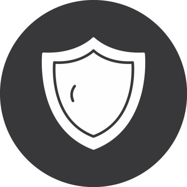 kalkan ikon vektör illüstrasyonu