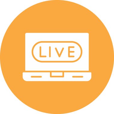 canlı vektör ince çizgi simgesi