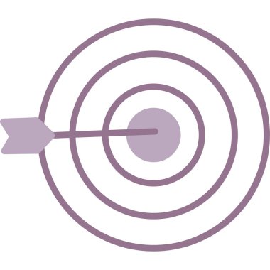 Hedef simgenin vektör illüstrasyonu