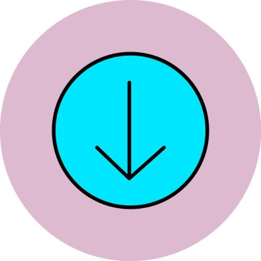 Seo ve simgenin vektör illüstrasyonu