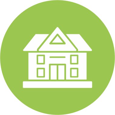 Ev simgesinin vektör illüstrasyonu