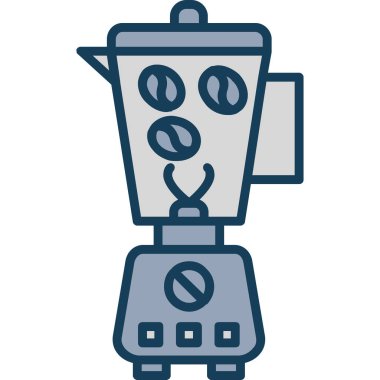 kahve makinesi simgesi, modern vektör illüstrasyonu