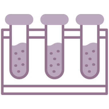 laboratuvar şişeleri izole edilmiş simge