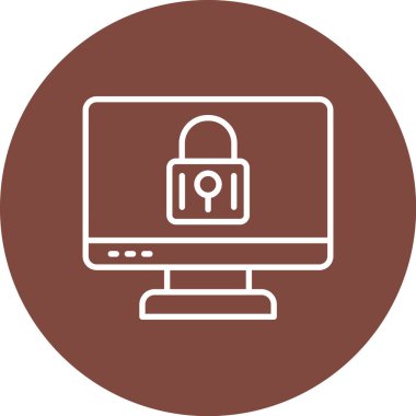 ikon vektör illüstrasyonunu kilitle