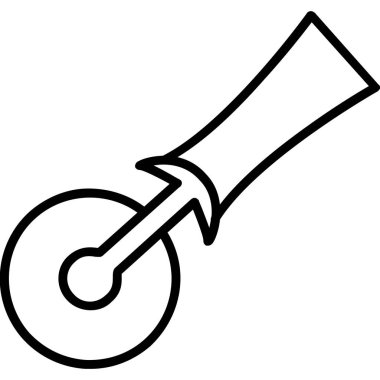 Çizgi film anahtarının vektör çizimi