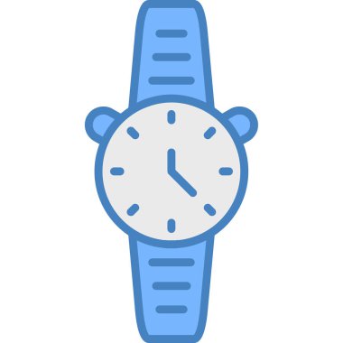 Kol saati. Vektör illüstrasyonu, modern biçim