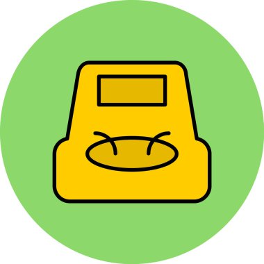 Modern b 'nin vektör illüstrasyonu eksik simgesi