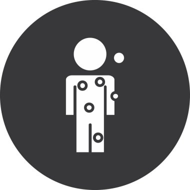 Kişi simgesi, vektör illüstrasyonu