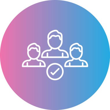 İnsan simgesinin vektör illüstrasyonu