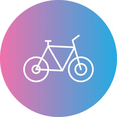 Bisiklet ikonu. vektör illüstrasyonu