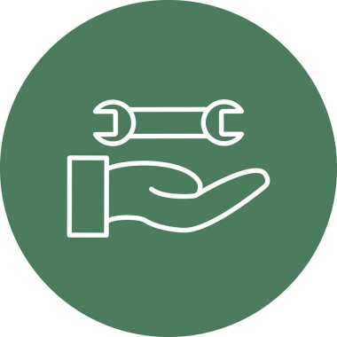 Bir simgenin vektör illüstrasyonu